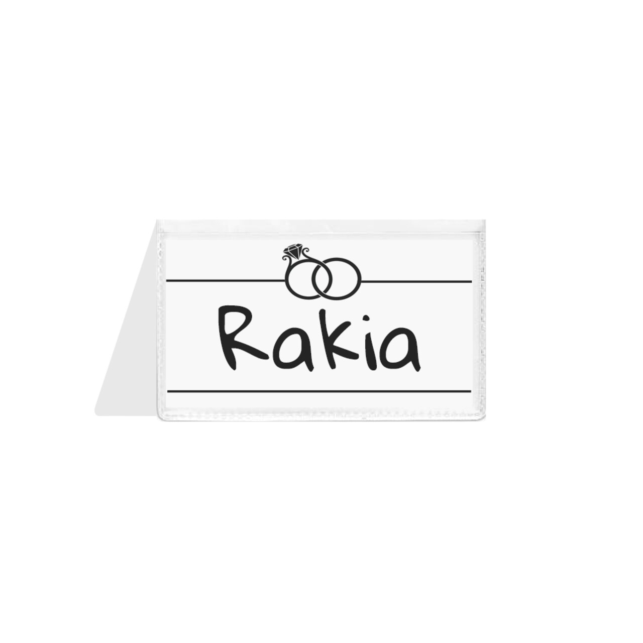 StoreSMART - Placecard Nametag Holders - Wedding Pack - 20 Pack - White